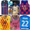 2022-23 Basquete Barça Lassa 9 Ricky Rubio Jersey 11 Juan Carlos Navarro 33 Marc Gasol 16 Pau Gasol 19 Leandro Barbosa Camisa Liga Endesa Euroliga Baloncesto