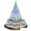 ديكورات عيد الميلاد ديكورات عيد الميلاد شجرة الثلج Santa Claus دوار قطار القطار ملصقات نافذة PVC 20 30cmchristmas Home DHRCV