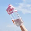 Water Bottles 1.8L Large Sports Bottle With Handle Outdoor Drinking Botella Portable Cup Adjustable Shoulder Strap De Agua