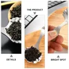 Spoons Mini Candy Stainless Steel Tea Spoon Teaware Accessories Shell Shape Scoop Silver Baby