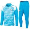 2023 2024 Man Tracksuit City Haaland Half Zip Training Suit Men Kids 22/23/24 Långärmad sportkläder Fotboll 2023 2024 Pojkar flickor överlevande fot Chandal 888888