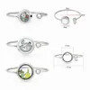 10pcs 316L 스테인레스 스틸 20mm 25mm 은색 플로팅 로켓 살아있는 메모리 로켓 팔찌 뱅글 20pcs Charms341U