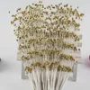 Decorative Flowers 10Pcs 23cm Artificial Pearl Bouquet Wedding Decoration Xmas Tree Christmas Ornament Crystal Flower Garlands DIY Gift