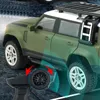 Carro elétrico RC 2023 est 1 24 2 4G RC 4WD Liga de escalada LED Luz de neblina dupla piscando volta reversa 231013