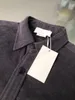 Polo da uomo in cotone retrò in velluto a coste da uomo 2023, cappotto da camicia casual dal design di qualità di marca di lusso basso