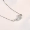 سلاسل تقلل من S925 Sterling Silve Whale Necklace لا تتلاشى الصغيرة