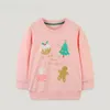 Sudaderas con capucha Sudaderas Otoño Niños Sudadera Niños Dulce Lindo Dibujos animados Jersey Niñas Moda O-cuello Sudaderas Chica Rosa Suave Ropa acogedora 231013