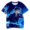 T-shirts pour hommes Blue Exorcist T-shirts Anime 3D Imprimer Streetwear Hommes Femmes Casual Mode Chemise surdimensionnée Harajuku Enfants Tees Tops Vêtements