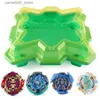 Spinning Top Beyblades Burst Children Toys Stadium Metal Fusion Accessories Set med 4 Gyros och Battle Disk Gift Toys for Children Q231013