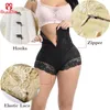 Taille Tummy Shaper GUUDIA Shaper culottes Sexy dentelle Shapers corps Shaper avec fermeture éclair Double contrôle culottes femmes Shapewear Sexy dentelle taille formateur 231012