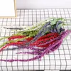 Dekorativa blommor 115 cm Wisteria Fruit Fake Rottan Window Decor Home Wedding Cockcomb Artificial Floral Hanging Vine Takblomma