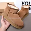 Australische Snowboots Australië dameslaarzen Tasman Shearling Slippers Klassieke mini-platformlaars Slipper Enkel Halve laarsjes Wol warme BOOT schapenvacht damesschoenen