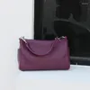 Abendtaschen Casual Echtes Leder Boston Frauen Kleine Handtasche und Geldbörse Mode Designer Umhängetasche Weibliche Reise Kissen Schulter