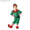 Theme Costume Adult Kids Family Christmas Come Women Men Santa Claus Xmas New Year Party Cosplay Outfits Boys Girls Green Elf Fancy Dress T2310