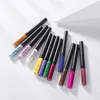 Eye Shadow/Liner Combination Handaiyan 12 Colors Matte UV Luminous Liquid Colorful Eyeliner Kit Waterproof Easy To Wear Make Up Eye Liner Pencil 231012