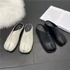 Dress Shoes Fashion Tabi Ninja Flats Leather Split Toe Flat Woman Cozy Loafers Female Casual Low Heels Ladies Muller 231101