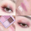 Lidschatten 4 Farben Fashion Pressed Lidschatten Palette Matte EyeShadow Naked Glitter Make Up Nude Makeup Set Kosmetik 231012