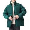 Men's Down Parkas Winter Men Thicken Jacket Warm Mens Stand Collar Jackets Fashion Parka Bubble Coat Women Oversize Streetwear 5XL 231012