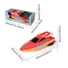 Rennboot-Radio-Fernbedienung, elektrischer Doppelmotor, Hochgeschwindigkeits-Rennboot-Modell, Spielzeugschiff, Geschenk für Kinder