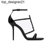 23SS Designer Robe Chaussures Femmes Pompes Talon Aiguille Cuir Bouts Ouverts 8 10 12 14 cm Fête Mariage Bureau Carrière Noir Nude Chaud Rouge Brun Luxurys Talons Hauts