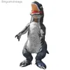 Thème Costume Chaud T-REX Velociraptor Iatable Dinosaure Venez Anime Pourim Halloween Party Cosplay Vient Pour Homme Femme Déguisement CostumeL231013