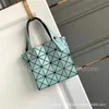 Taschen Mini Same Small Lifetime Sanzhai Square Box Lingge Handtasche 2023 Farbe Four Grid Frosted Bag Damen Trend