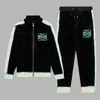 Herrspårsdräkter Designer Mens Tracksuit Luxury Men Sweatsuits Långärmad klassisk modeficka som kör casual man kläder kläder byxor jacka två bit #065