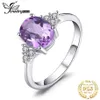 Hela Jewelrypa 3CT skapade Alexandrite Sapphire Ring 925 Sterling Silver Rings for Women Engagement Ring Silver 925 Gemstones333w