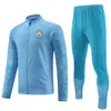 Haaland Long Zipper de Bruyne Man City Jacket Treinamento Treinamento de traje de manga longa futebol esportivo 23 24 CFC Arsen Survatment Foot Chandal Futbol Uniformes