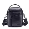 Sacos de cintura homens bolsa bolsa de couro genuíno homem marca crossbody ombro pequeno negócio masculino mensageiro 231013