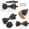 Bow Ties Brand Wool Bowtie Woven Plaid Stripped Formal Bow Tie Brown Grey Butterfly Mens Wedding Party Dress Shirt Suit Accessories 231012