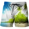 Pantaloncini da uomo Mare Natura Scenario Stampato in 3D Pantaloncini corti Costume da bagno da uomo Costume da bagno Costumi da bagno Cool Ragazzi Bambini Sport da spiaggia Pant225w