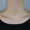 Colliers ras du cou à breloques étoiles CZ blanches pour femmes, couleur or avec 4 couleurs en émail, bijoux tendance, cadeau de fête