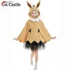 Thema Kostüm Cos Castle Neue MIMIKYU Cosplay Kommen Decke Mit Kapuze Cape Umhang mit Ohren Handschuhe Winter Warm Hoodie Täglich Tragen Weihnachten CosL231013