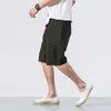 Herr shorts casual sports strand bomull linne pojke stretch för män träning pack