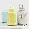 Suitcases High Material Suitcase Travel Case Student Trolley Password Box Large Capacity Women's Men's Trunks Package Solid 20'28' Inch