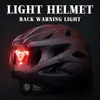 Fahrradhelme Fahrradhelm mit LED-Rücklicht für Erwachsene, Passform 58–62 cm, leicht, atmungsaktiv, bunt, Fahrradzubehör 231012