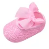 Premiers marcheurs 2023 SummerSpring Enfant Chaussures Papillon-Noeud Né Bébé Filles Semelle Souple Antidérapant Bowknot Chaussures Berceau