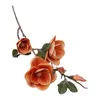 Kwiaty dekoracyjne sztuczny materiał kwiatowy uroczy prawdziwy dotyk 3 głowy bajki do salonu