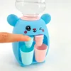 Kitchens Play Food Mini Children Dual Water Dispenser Toy with Cute Pink Blue Cold Warm Juice Milk Drinking Fountain Simulation Kitchen Toys 231013