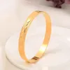 Bangła 24K 65 mm Dubai Wedding Bangles for Women Etiopian Jewelry Gold Kolor Indian Bracelets Prezenty urodzinowe 231012