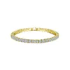 Tennis 18K Bianco Giallo Placcato Oro Scintillante Zircone Cubico Cz Cluster Bracciale Tennis Moda Donna Gioielli Per La Festa Nuziale6221171 J Otabe