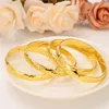 Bracelet en or jaune 18 carats pour femmes, en or massif fin, GF Dubai, bijoux de mariage, breloque en or, cadeau, 1 ou 4 pièces, select192C