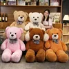 Plush Dolls High Quality Giant American Bear Doll Soft Stuffed Animal Teddy Toys Kids Girls Valentine Birthday Gift Room Decor 231013