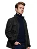 Men's Jackets Spring And Autumn Brushed Cotton Loose Casual Comfortable Fitted Jacket
