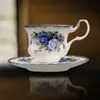 Mugs Ceramics Coffee Tea Milk Cups Saucers Old Country Rose Type Kitchen Drinkware Utensils Wedding Gifts Household Items 220ML 231013