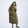 Women's Down Parkas Kjmyyx 2023 Winter Womens Fashion WindProof Roose Plus Size女性スタイリッシュな温かいジャケットレディコートストリート衣装231012