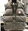 23ssРоскошный пуховый жилет из гусиного пуха, мужская дизайнерская куртка в канадском стиле, пальто для мужчин и женщин, высококачественный зимний мужской теплый жилет Vanmei