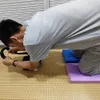 Yoga Mats Balance Pad YOGA Fitness Mat Highlevel TPE Balancing for Healthy Abdominal Wheel Meditation 30205cm Blue Purple 231012