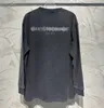 Marque de luxe Bale T-shirts nc surdimensionnés de haute qualité ia T-shirt imprimé à bande noire T-shirt unisexe ample